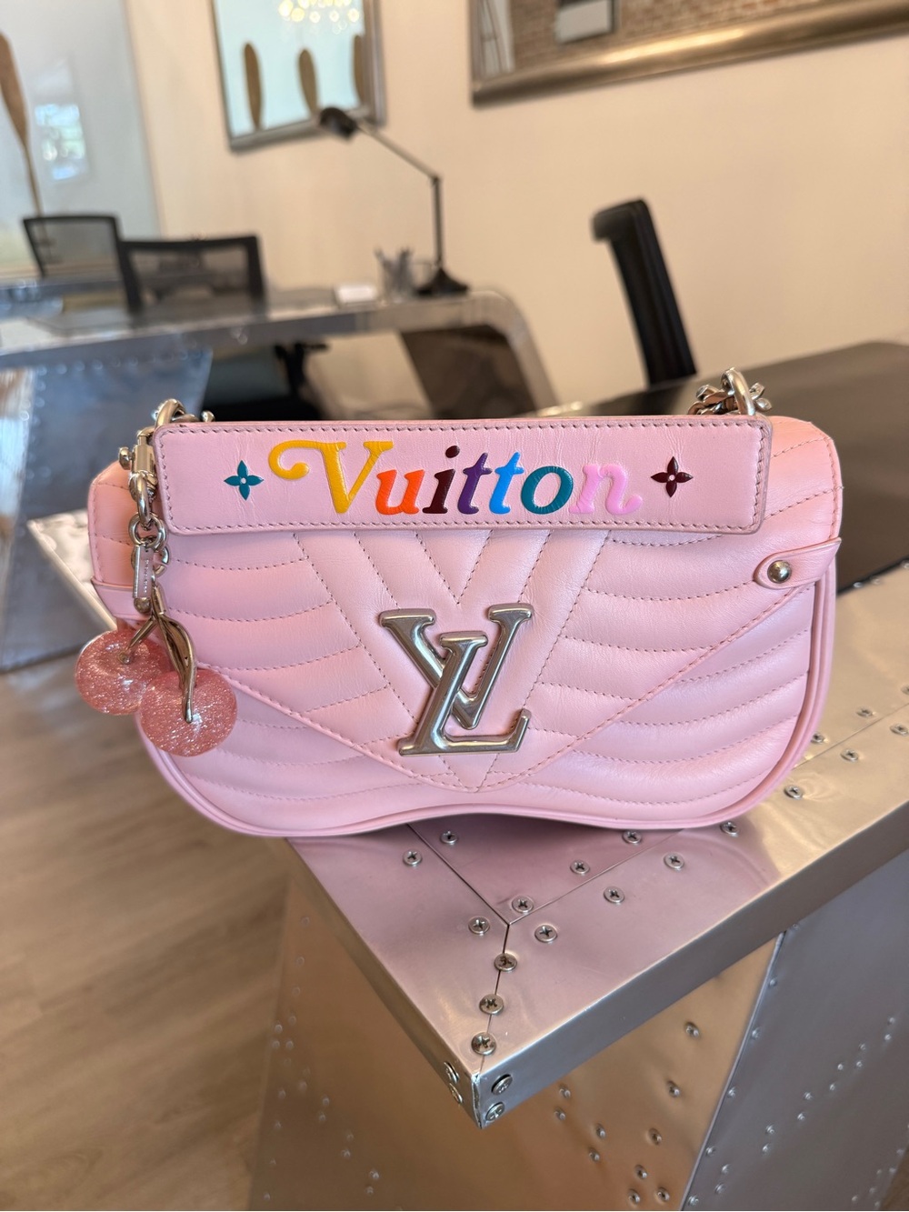 Louis Vuitton New Wave MM Pink Ballerine